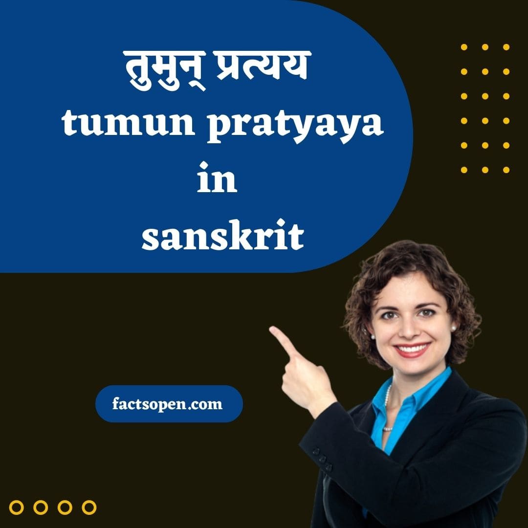 Tumun Pratyaya In Sanskrit 